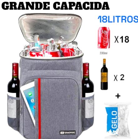 MOCHILA COOLER BAG - 18L Bolsa Térmica