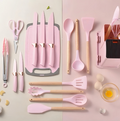 Kit de Cozinha Utensílios de Silicone 19 Peças - Alma COOK +BRINDE EBOOK RECEITAS